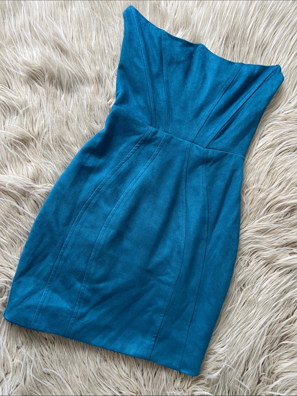 Oh Polly - Strapless corset mini dress